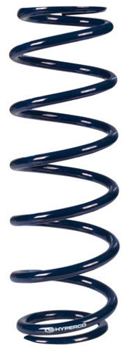 Hyperco 14B0125UHT Coil Spring, UHT Barrel, Coil-Over, 2.500 in ID, 14.000 in Length, 125 lb/in Spring Rate, Steel, Blue Powder Coat, Each