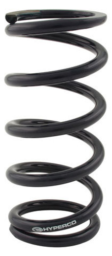 Hyperco 187A0400 Coil Spring, Coil-Over, 2.250 in ID, 7.000 in Length, 400 lb/in Spring Rate, Steel, Blue Powder Coat, Each