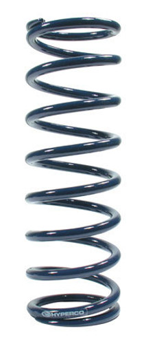 Hyperco 188A0250 Coil Spring, Coil-Over, 2.250 in ID, 8.000 in Length, 250 lb/in Spring Rate, Steel, Blue Powder Coat, Each