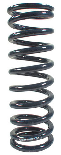 Hyperco 18S-175 Coil Spring, Conventional, 5.0 in OD, 13.000 in Length, 175 lb/in Spring Rate, Rear, Steel, Blue Powder Coat, Each