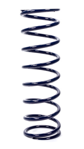 Hyperco 18SNU-100 Coil Spring, Conventional, 5.0 in OD, 16.000 in Length, 100 lb/in Spring Rate, Rear, Steel, Blue Powder Coat, Each