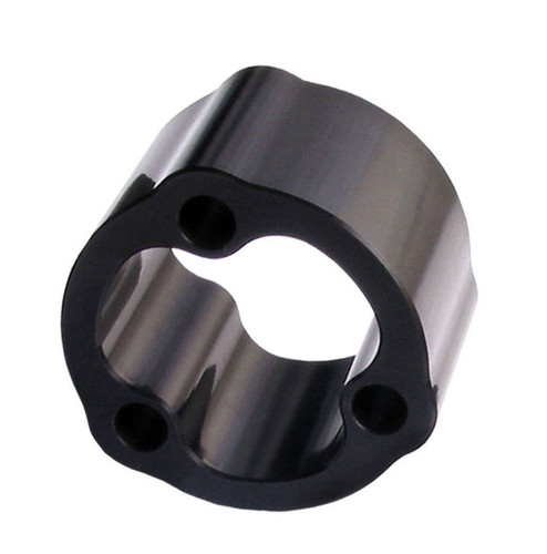 Joes Racing Products 13315 Steering Wheel Spacer, 1-1/2 in Thick, Aluminum, Black Anodized, Each
