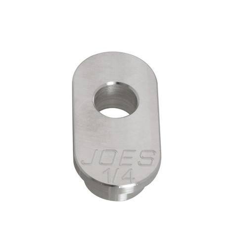 Joes Racing Products 14550 Control Arm Caster Slug, 1/2 in ID Hole, 1/4 in Offset, Aluminum, Natural, Joes Slotted A Plate, Each
