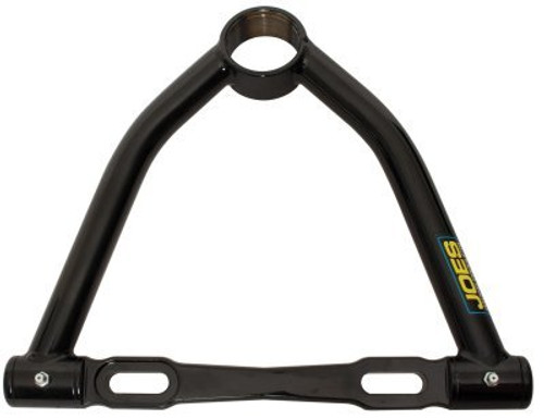 Joes Racing Products 15530 SL Control Arm, Tubular, Slotted Bearing Style, Upper, 9.500 in Long, 10 Degree, Screw-In Ball Joint, Aluminum / Steel, Black Powder Coat, Each