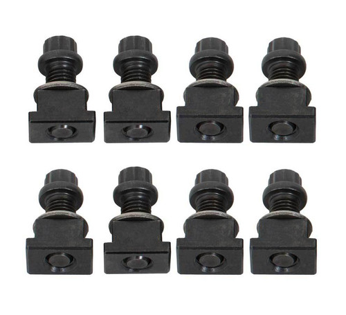 Joes Racing Products 25155 Rotor T-Nut, Bolts / T-Nuts Included, Aluminum Washers, Steel, Set of 8