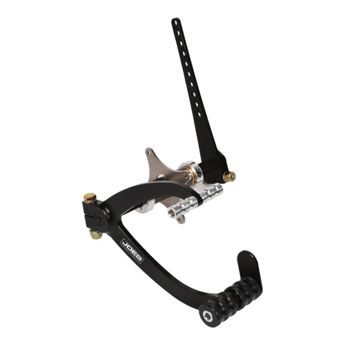Joes Racing Products 33730-B Pedal Assembly, Gas, Conventional Billet, Weld-On, Aluminum, Black Anodized, Each
