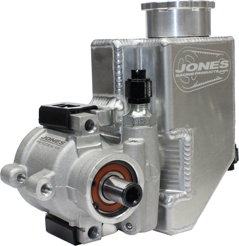 Jones Racing Products PS-9008-AL-AR Power Steering Pump, GM Type 2, 1100 psi, Aluminum Reservoir, Aluminum, Natural, Universal, Each