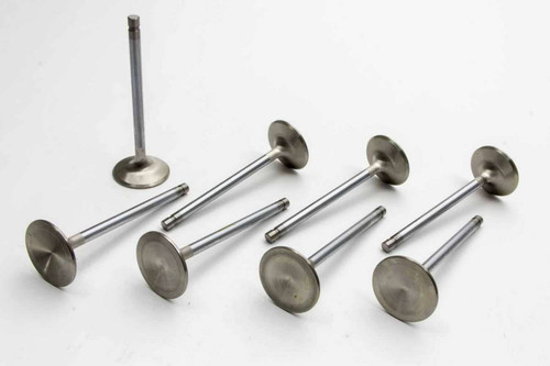 Manley 11597-8 Exhaust Valve, Extreme Duty, 1.900 in Head, 0.342 in Valve Stem, 6.450 in Long, Stainless, Big Block Chevy, Set of 8