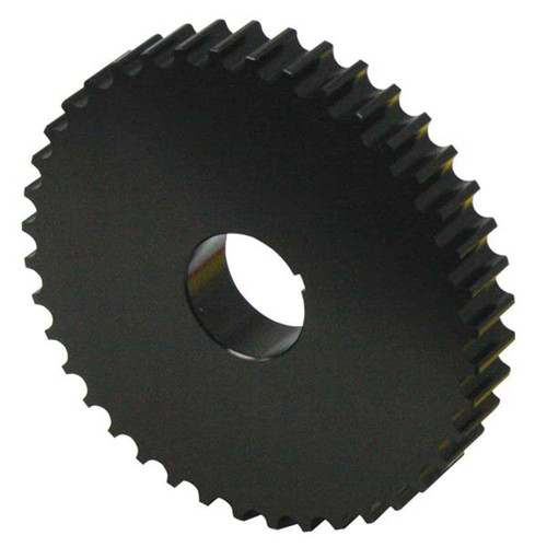 Moroso 23558 Crankshaft Pulley, HTD, 40 Tooth, 0.59 in Shaft, Aluminum, Black Anodized, Universal, Each