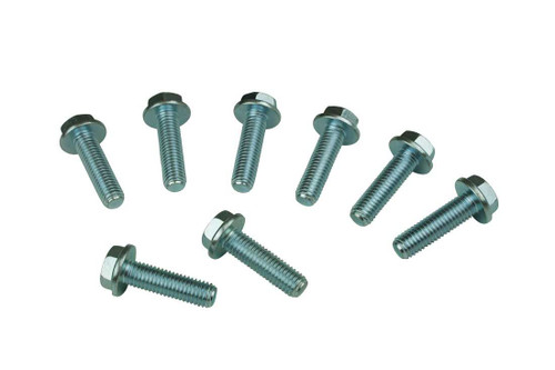 Moroso 38804 Bellhousing Bolt Kit, 10 mm x 1.50 Thread, 1.375 in Long, Hex Head, Steel, Zinc Oxide, GM LS-Series, Kit