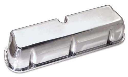 Moroso 68450 Valve Cover, Tall, Hardware Included, Cast Aluminum, Polished, Small Block Ford, Pair