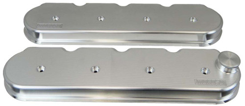 Moroso 68473 Valve Cover, Stock Height, Fabricated Aluminum, Natural, GM LS-Series, Pair