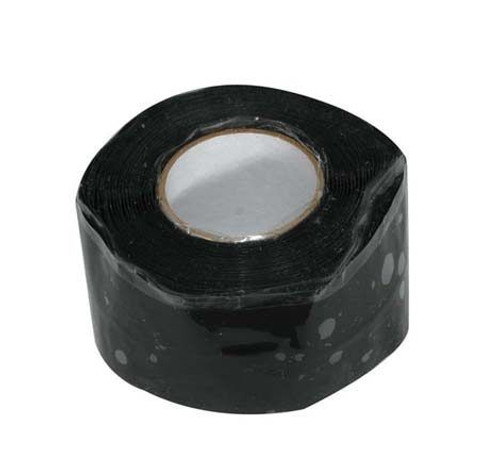 Moroso 72038 Self Vulcanizing Tape, 1 in Wide, 12 ft Roll, Vulcanizes Automatically, Silicone Rubber, Black, Each