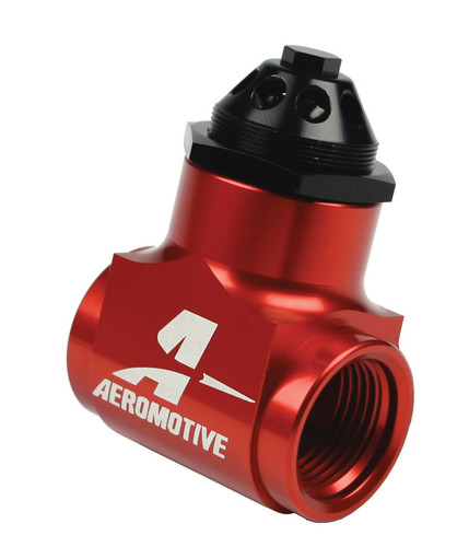 Aeromotive 33101 Vacuum Pump Regulator, -12 AN, Aluminum, Red/Black, Each