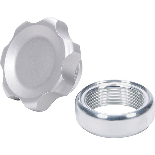 Allstar Performance ALL36160 Filler Cap Silver with Weld-In Alum Bung Small