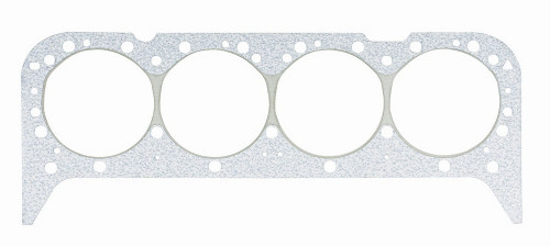 Mr. Gasket 5799G Cylinder Head Gasket, Ultra-Seal, 4.130 in Bore, 0.055 in Compression Thickness, Rubber Coated Graphite, Small Block Chevy, Each