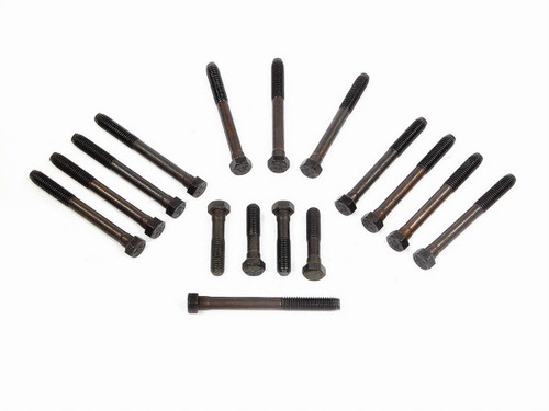 Mr. Gasket 941G Cylinder Head Bolt Kit, Hex Head, Steel, Black Oxide, Single Cylinder Head, Big Block Chevy, Kit