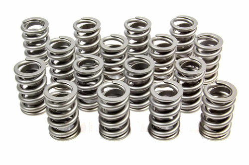 Pac Racing Springs PAC-1201X Valve Spring, RPM Series, Single Spring / Damper, 540 lb/in Spring Rate, 1.115 in Coil Bind, 1.260 in OD, Set of 16