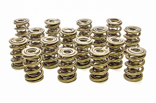 Pac Racing Springs PAC-1347 Valve Spring, 1300 Series, Triple Spring, 682 lb/in Spring Rate, 1.130 in Coil Bind, 1.645 in OD, Set of 16