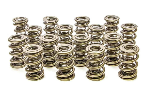 Pac Racing Springs PAC-1348 Valve Spring, 1300 Series, Triple Spring, 687 lb/in Spring Rate, 1.130 in Coil Bind, 1.645 in OD, Set of 16