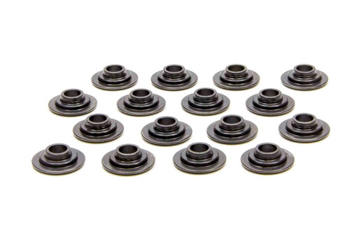 Pac Racing Springs PAC-R334 Valve Spring Retainer, 300 Series, 7 Degree, 0.850 in / 0.600 in OD Steps, Dual Spring, Chromoly, Set of 16