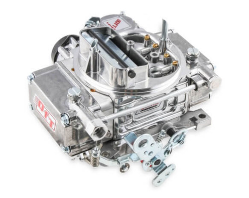 Quick Fuel Technology SL-450-VS Carburetor, Slayer Series, 4-barrel, 450 CFM, Square Bore, Electric Choke, Vacuum Secondary, Single Inlet, Aluminum, Polished, Each