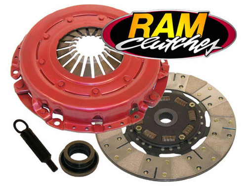 Ram Clutch 98730 Clutch Kit, Power Grip, Single Disc, 10-1/2 in Diameter, 1-1/8 in x 26 Spline, Sprung Hub, Metallic / Organic, GM F-Body 1982-92, Kit