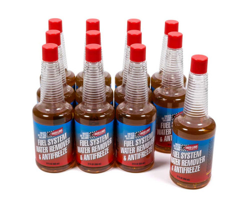 Redline Oil 60302 CASE/12 Fuel Additive, Antifreeze, Water Remover, Lubricant, 12.00 oz Bottle, Gas, Set of 12