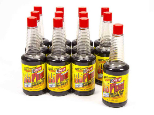 Redline Oil 70922 Fuel Additive, System Cleaner, Cetane Booster, Lubricant, 12.00 oz Bottle, Diesel, Set of 12