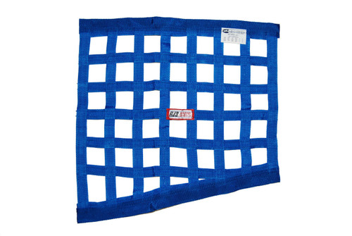 Rjs Safety 10000103 Window Net, SFI 27.1, 1 in Webbing, Trapezoid, Blue, Drag Race, Each