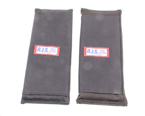 Rjs Safety 11001201 Harness Pad, Fire Retardant, Nomex, Black, 3 in Harness, Pair