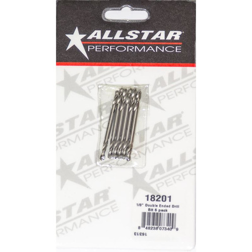 Allstar Performance ALL18201 1/8in Double Ended Drill Bit 6pk