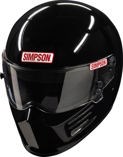 Simpson Safety 7200052 Bandit Helmet, Closed Face, Snell SA2020, Head and Neck Support Ready, Black, 2X-Large, Each