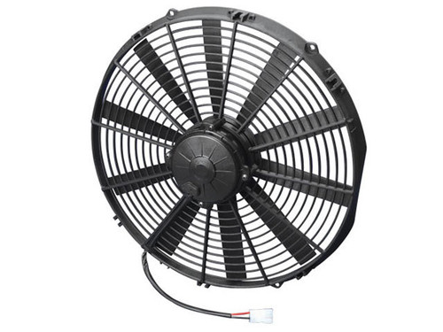 Spal Advanced Technologies 30102047 Electric Cooling Fan, High Performance, 16 in Fan, Pusher, 2036 CFM, 12V, Straight Blade, 16-5/16 x 15-3/4 in, 3-1/2 in Thick, Plastic, Each
