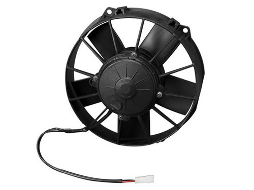 Spal Advanced Technologies 30102053 Electric Cooling Fan, High Performance, 9 in Fan, Pusher, 767 CFM, 12V, Paddle Blade, 9-3/4 in Square, 3-3/4 in Thick, Plastic, Each