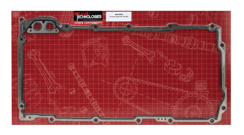 Straub Technologies Inc. 346-2350 Oil Pan Gasket, 1-Piece, Aluminum / Rubber, GM LS-Series, Each