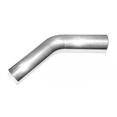 Stainless Works MB45150 Exhaust Bend, 45 Degree, Mandrel, 1-1/2 in Diameter, 6 in Legs, 16 Gauge, Stainless, Natural, Each