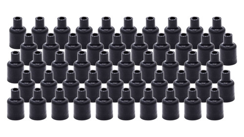 Taylor/Vertex 44029 Spark Plug Wire Boots, Distributor / Coil, 180 Degree, Socket Style, Black, Set of 50