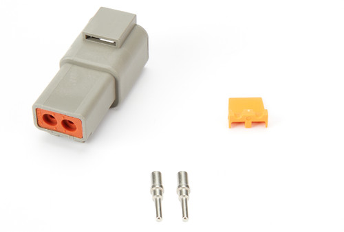 Turbosmart Usa TS-0550-3129 Electrical Connector, Deutsch Connector, Male, 2 Pin, 22 Gauge Wire, Each