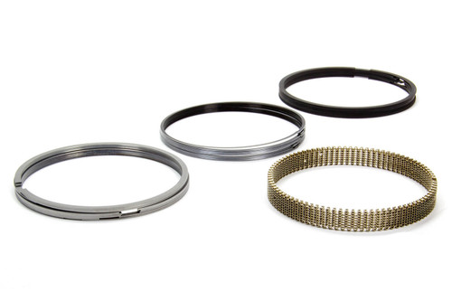 Total Seal CS9150 15 Piston Rings, Classic Steel Advanced Profiling, 4.610 in Bore, File Fit, 1/16 x 1/16 x 3/16 in Thick, Standard Tension, Steel, Chromium Nitride, 8-Cylinder, Kit