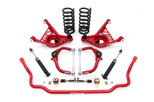 Umi Performance 266602-R Suspension Handling Kit, Front, A-Arms / Coil Springs / End Links / Shocks / Sway Bar, GM F-Body 1970-81, Kit