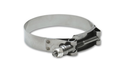 Vibrant Performance 2791 Hose Clamp, T-Bolt, 2.28 to 2.51 in Range, Stainless, 2 in ID Hose Couplers, Pair