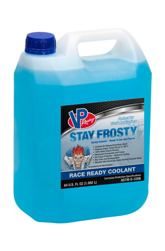 Vp Racing 2301 Antifreeze / Coolant, Stay Frosty, Hi-Performance, Pre-Mixed, 1/2 gal Jug, Each