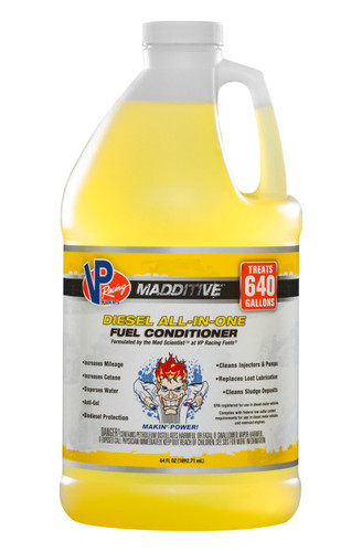 Vp Racing 2833 Fuel Additive, MADDITIVE, Diesel Fuel Conditioner, Cetane Booster, Anti-Gel, Lubricant, 64.00 oz Jug, Diesel, Each