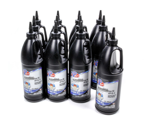 Vp Racing 2897 Gear Oil, HiPerformance, 80W90, Conventional, 1 qt Bottle, Set of 12