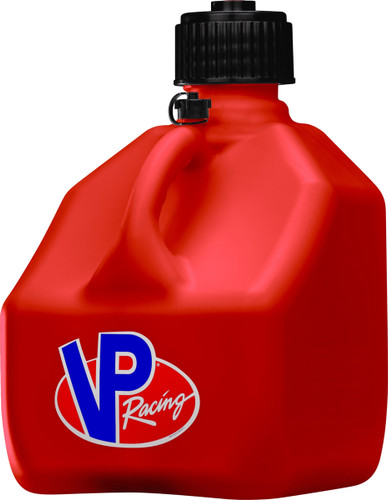 Vp Racing 4162-CA Utility Jug, Motorsport, 3 gal, 10-1/2 x 10-1/2 x 10 in Tall, O-Ring Seal Cap, Screw-On Vent, Square, Plastic, Red, Each