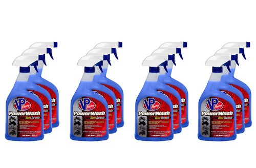 Vp Racing M10027 Car Wash Soap, PowerWash, Concentrate, 1 qt Spray Bottle, Set of 12