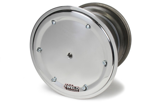 Weld Racing 571-5455-6 Wheel, Wide 5 HS, 15 x 14 in, 5.000 in Backspace, Wide 5 Bolt Pattern, Beadlock, Cover Included, Aluminum, Polished, Each