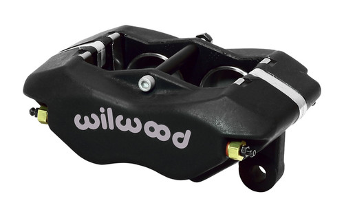 Wilwood 120-11571-SI Brake Caliper, Dynalite, 4 Piston, Aluminum, Gray Anodized, 12.720 in OD x 0.380 in Thick Rotor, 3.500 in Lug Mount, Each