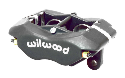 Wilwood 120-15254 Brake Caliper, Dynalite, 4 Piston, Aluminum, Gray Anodized, 12.720 in OD x 1.000 in Thick Rotor, 3.500 in Lug Mount, Each